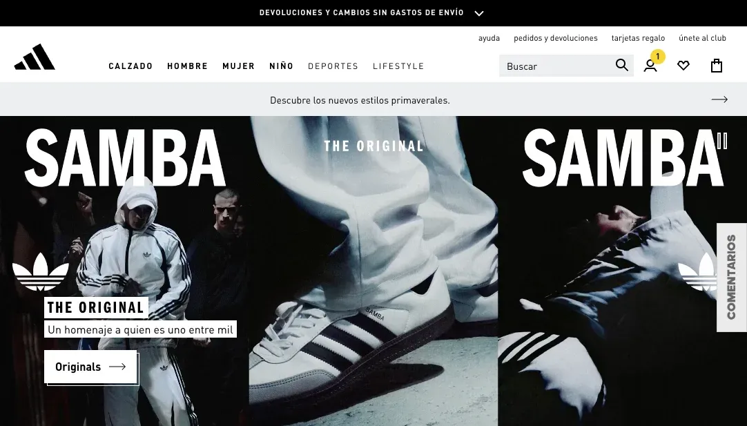 Adidas y su uso del color negro