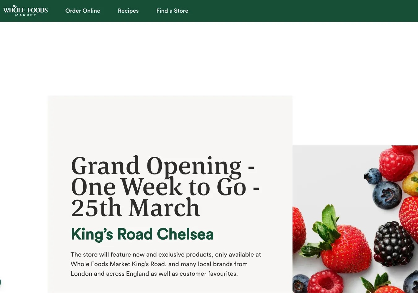Whole Foods y su uso del color verde
