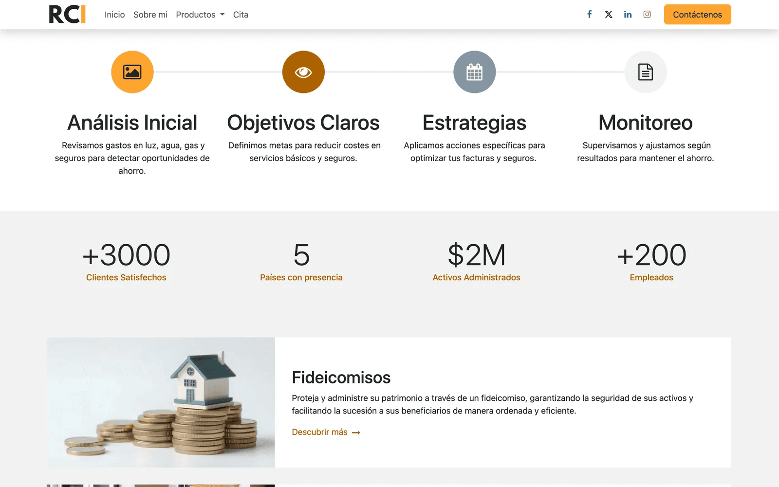 Pasos de uso Rivera Cuesta Investing