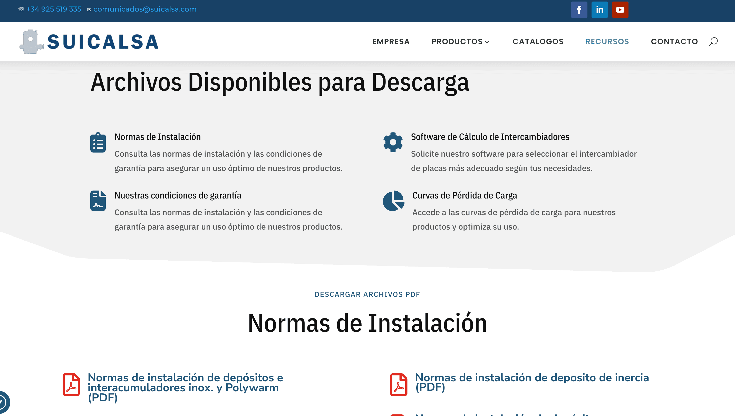 Recursos y manuales Suicalsa